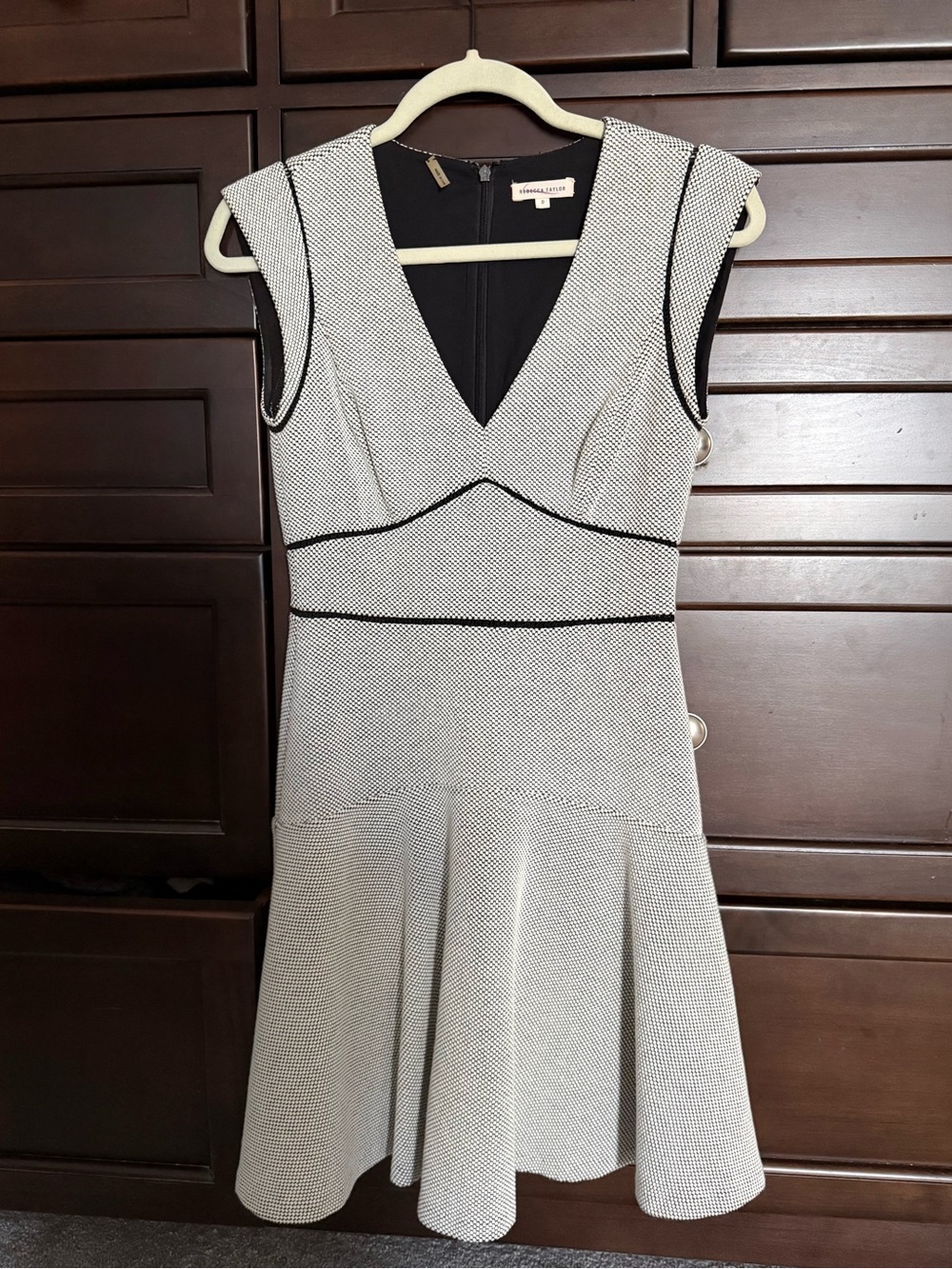 Rebecca Taylor Polka Dot Jacquard Mini Dress size 0